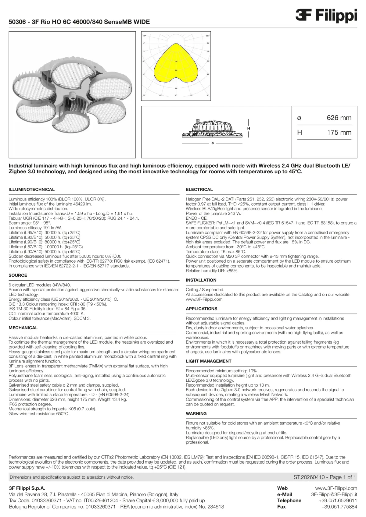 50306 - 3F Rio HO 6C 46000-840 SenseMB WIDE - Datasheet - en