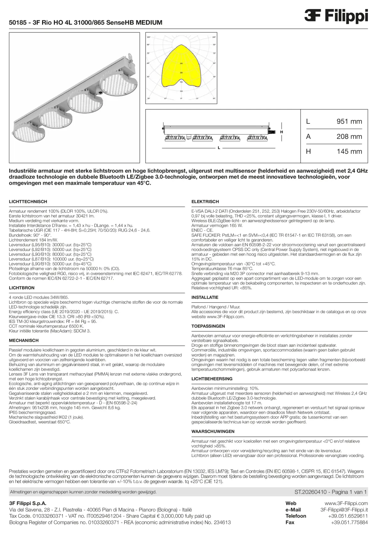 50185 - 3F Rio HO 4L 31000-865 SenseHB MEDIUM - Datasheet - nl
