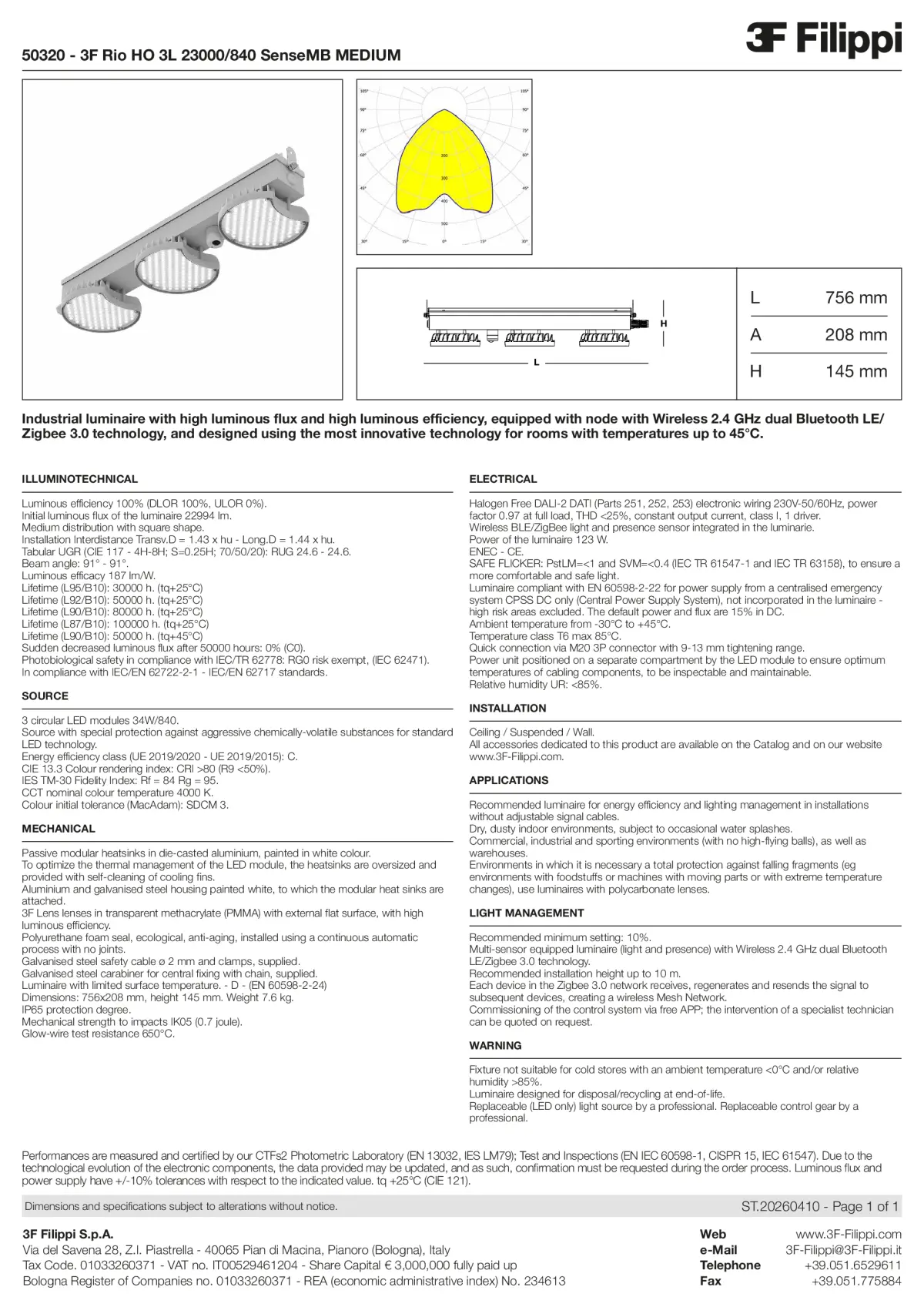 50320 - 3F Rio HO 3L 23000-840 SenseMB MEDIUM - Datasheet - en