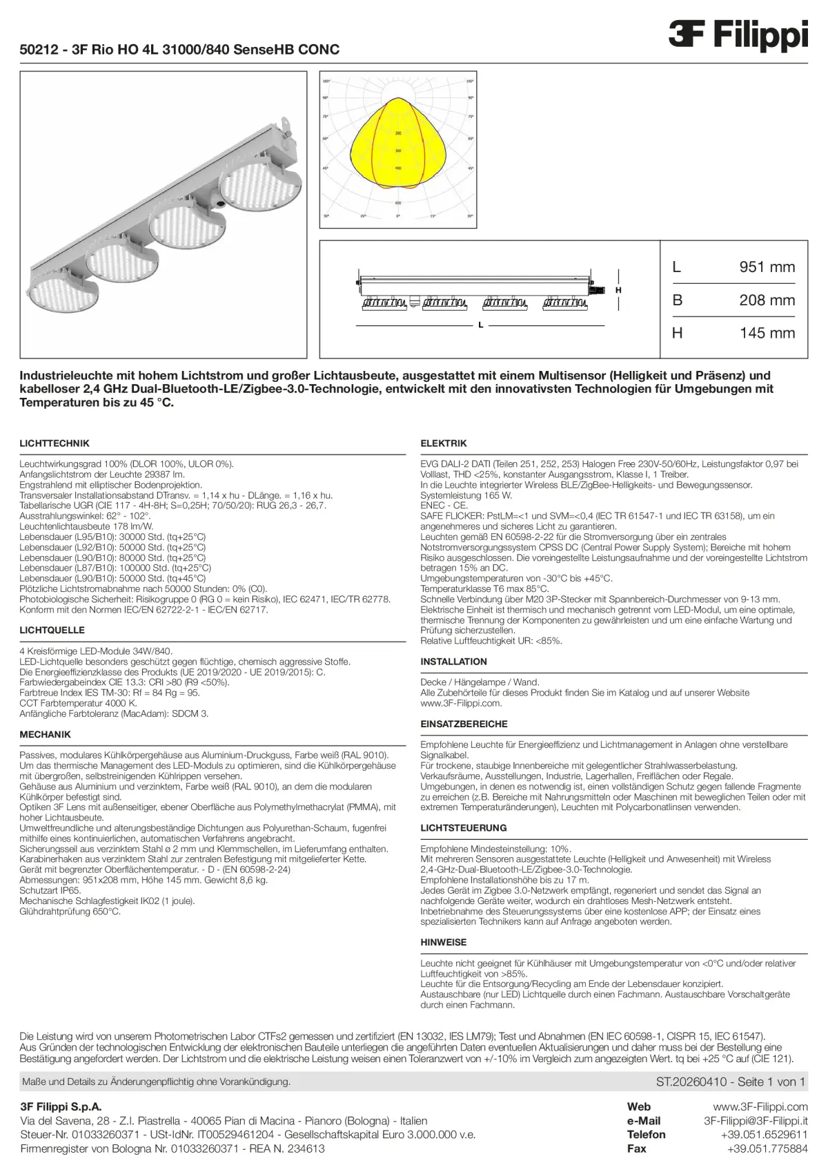 50212 - 3F Rio HO 4L 31000-840 SenseHB CONC - Datasheet - de