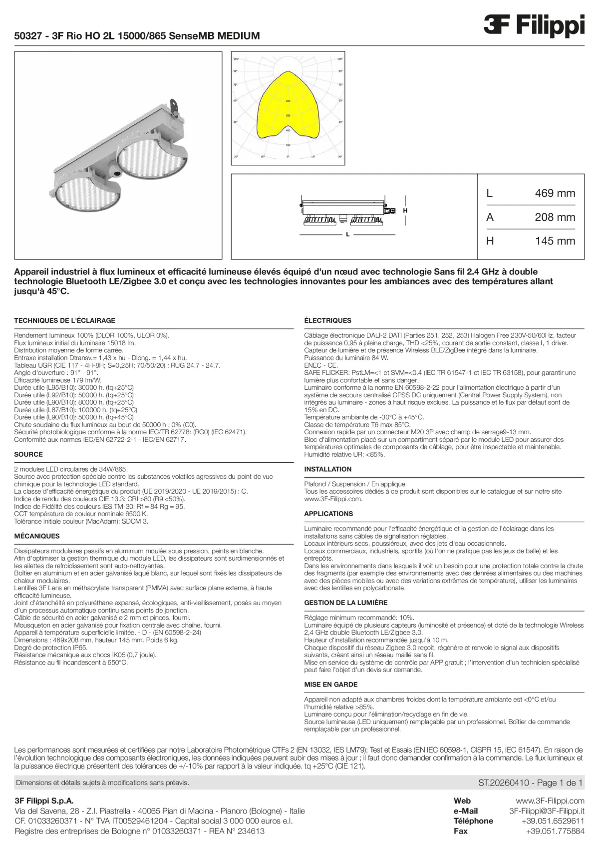 50327 - 3F Rio HO 2L 15000-865 SenseMB MEDIUM - Datasheet - fr