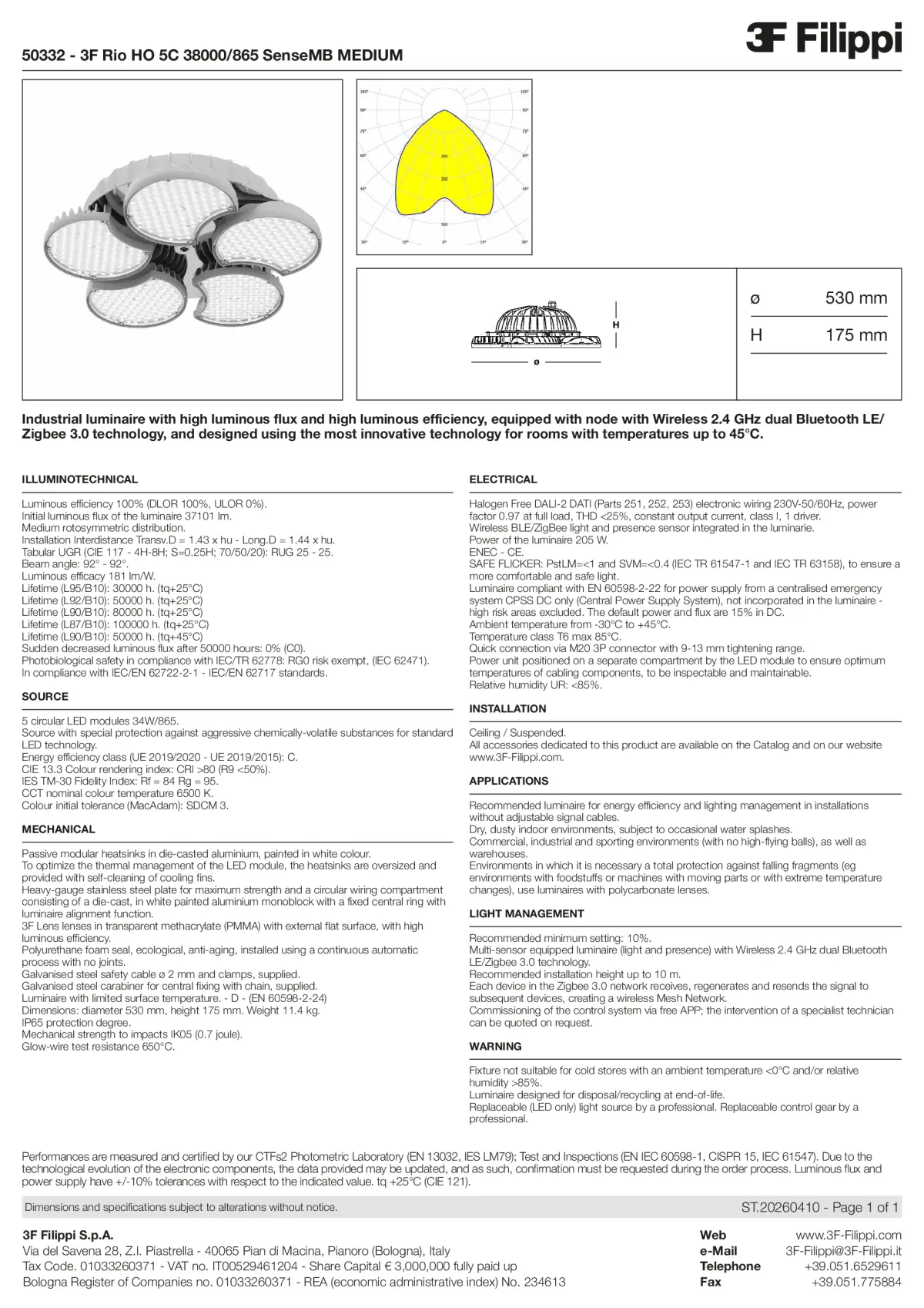 50332 - 3F Rio HO 5C 38000-865 SenseMB MEDIUM - Datasheet - en