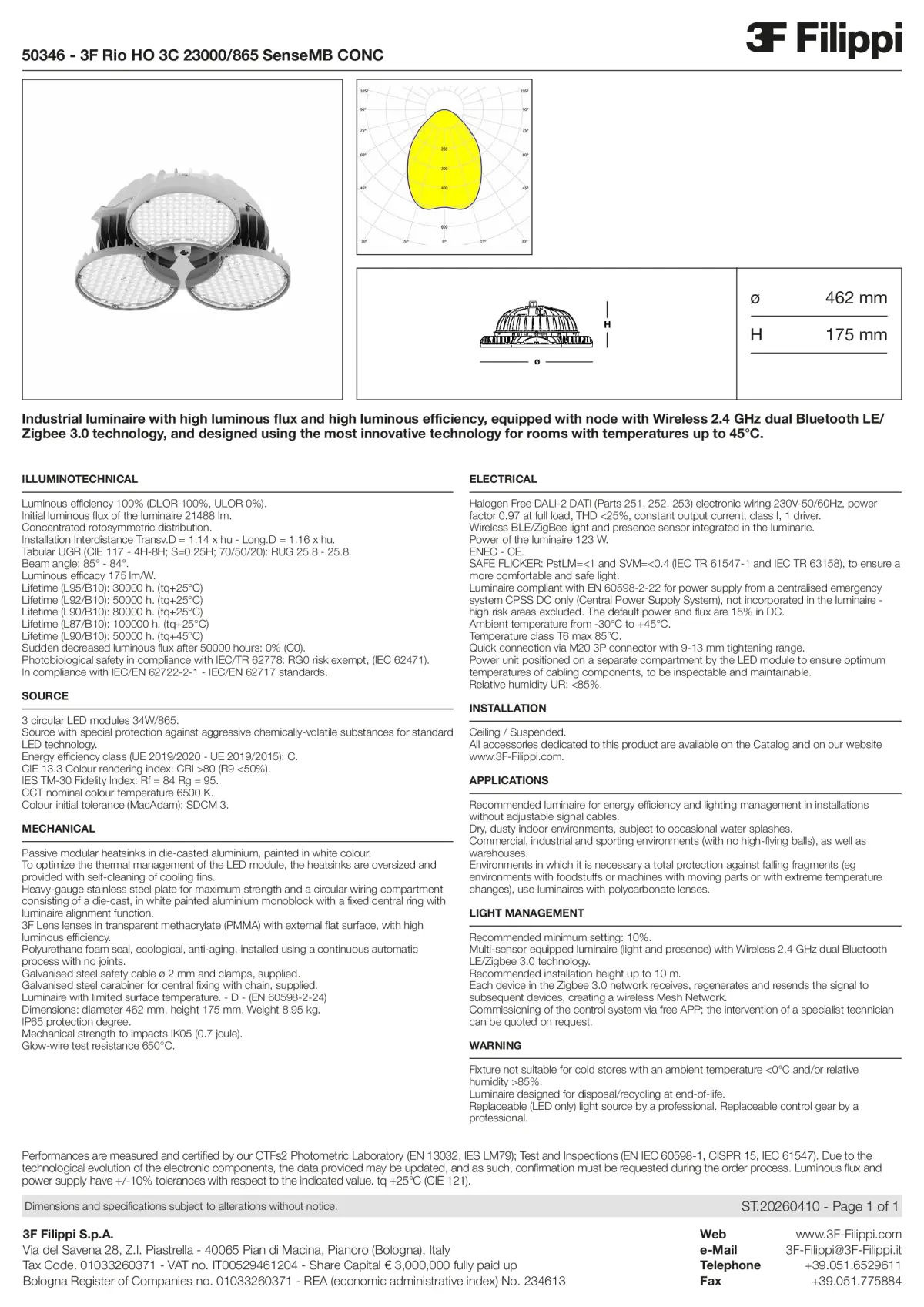 50346 - 3F Rio HO 3C 23000-865 SenseMB CONC - Datasheet - en