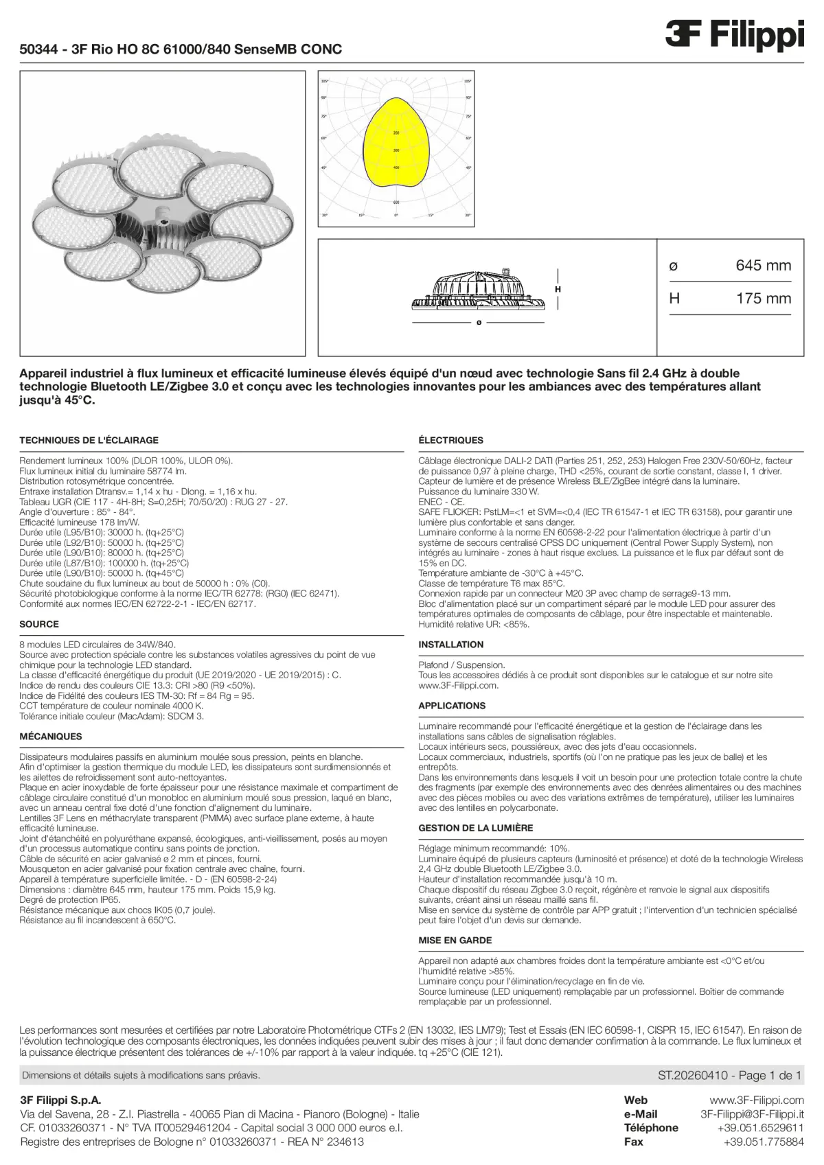 50344 - 3F Rio HO 8C 61000-840 SenseMB CONC - Datasheet - fr
