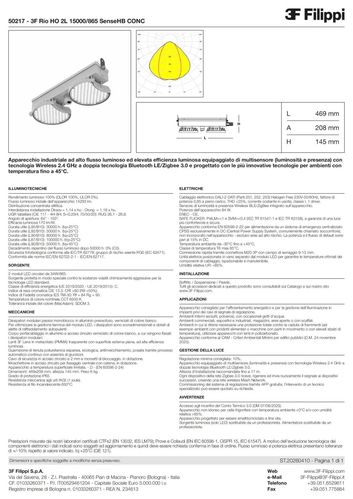 50217 - 3F Rio HO 2L 15000-865 SenseHB CONC - Datasheet - it