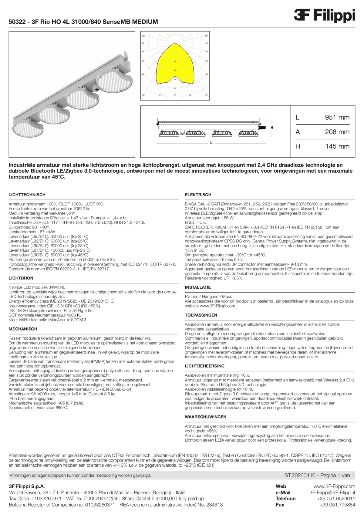 50322 - 3F Rio HO 4L 31000-840 SenseMB MEDIUM - Datasheet - nl