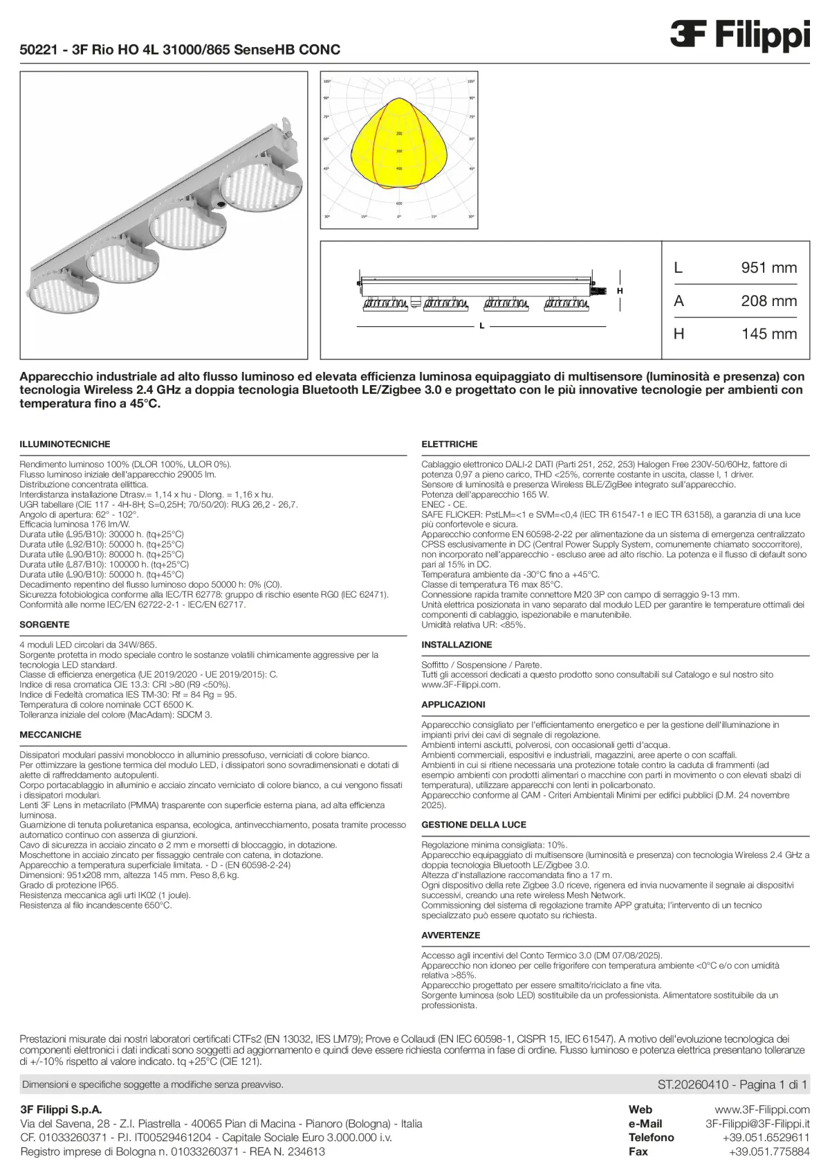 50221 - 3F Rio HO 4L 31000-865 SenseHB CONC - Datasheet - it