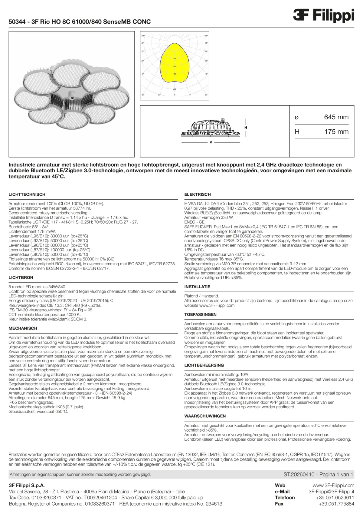 50344 - 3F Rio HO 8C 61000-840 SenseMB CONC - Datasheet - nl