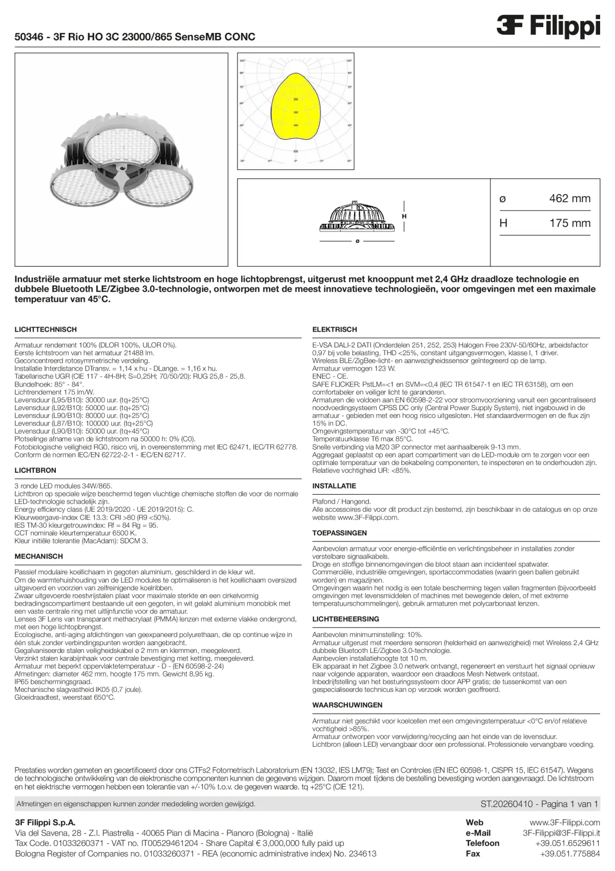 50346 - 3F Rio HO 3C 23000-865 SenseMB CONC - Datasheet - nl