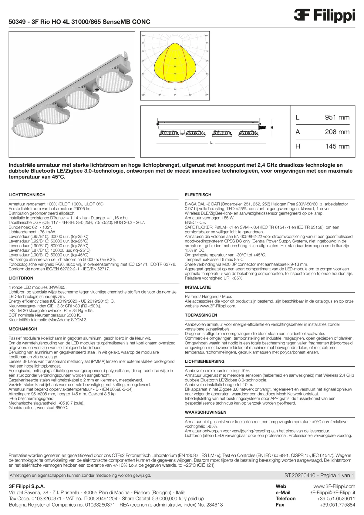 50349 - 3F Rio HO 4L 31000-865 SenseMB CONC - Datasheet - nl