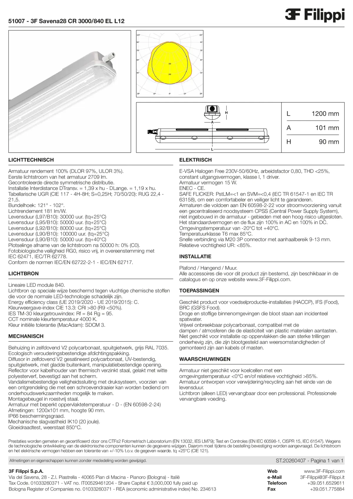 51007 - 3F Savena28 CR 3000-840 EL L12 - Datasheet - nl