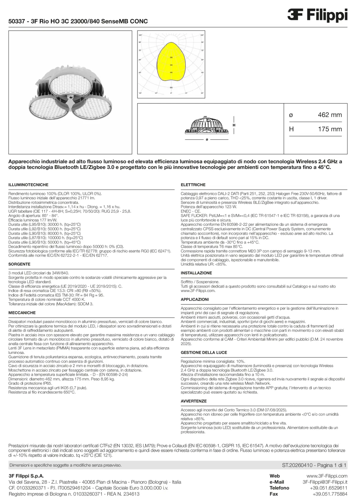 50337 - 3F Rio HO 3C 23000-840 SenseMB CONC - Datasheet - it