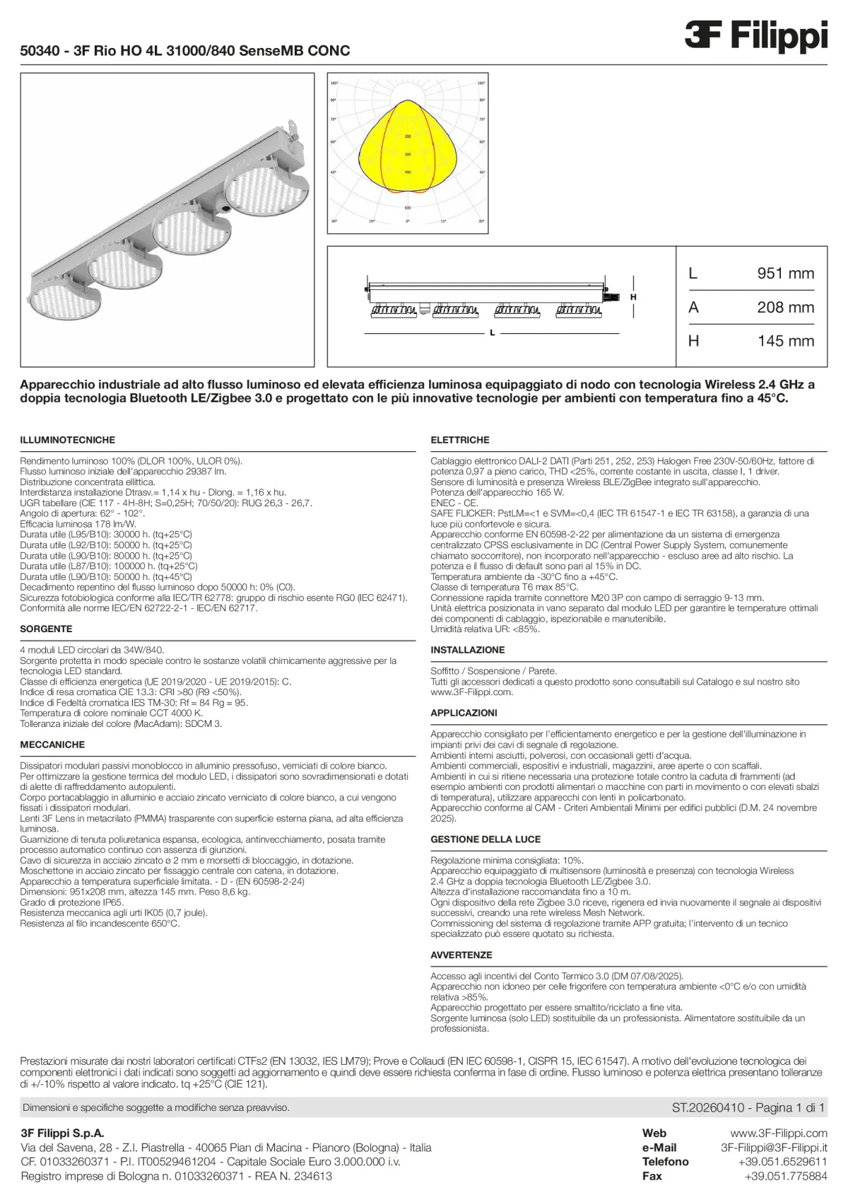 50340 - 3F Rio HO 4L 31000-840 SenseMB CONC - Datasheet - it