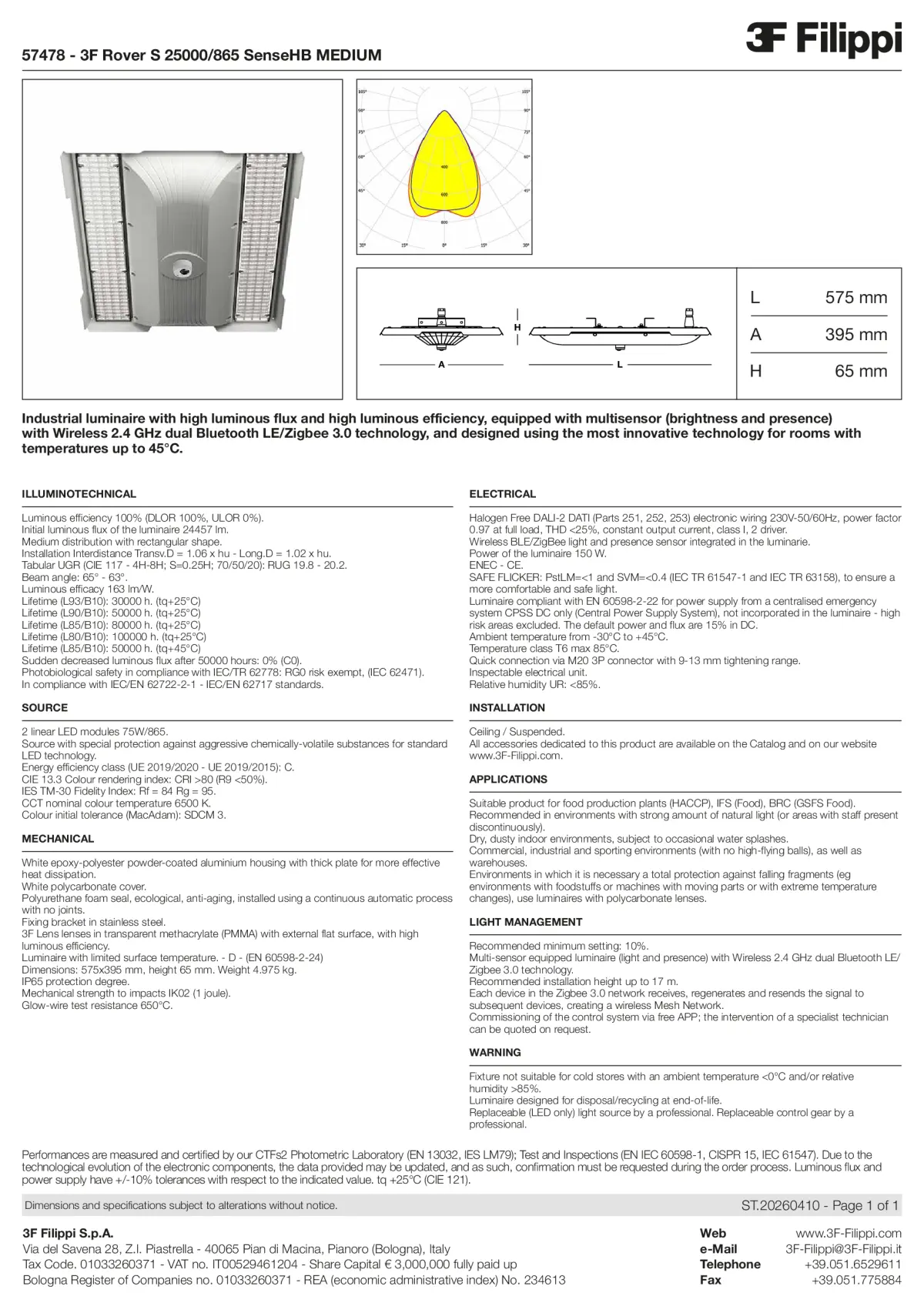57478 - 3F Rover S 25000-865 SenseHB MEDIUM - Datasheet - en