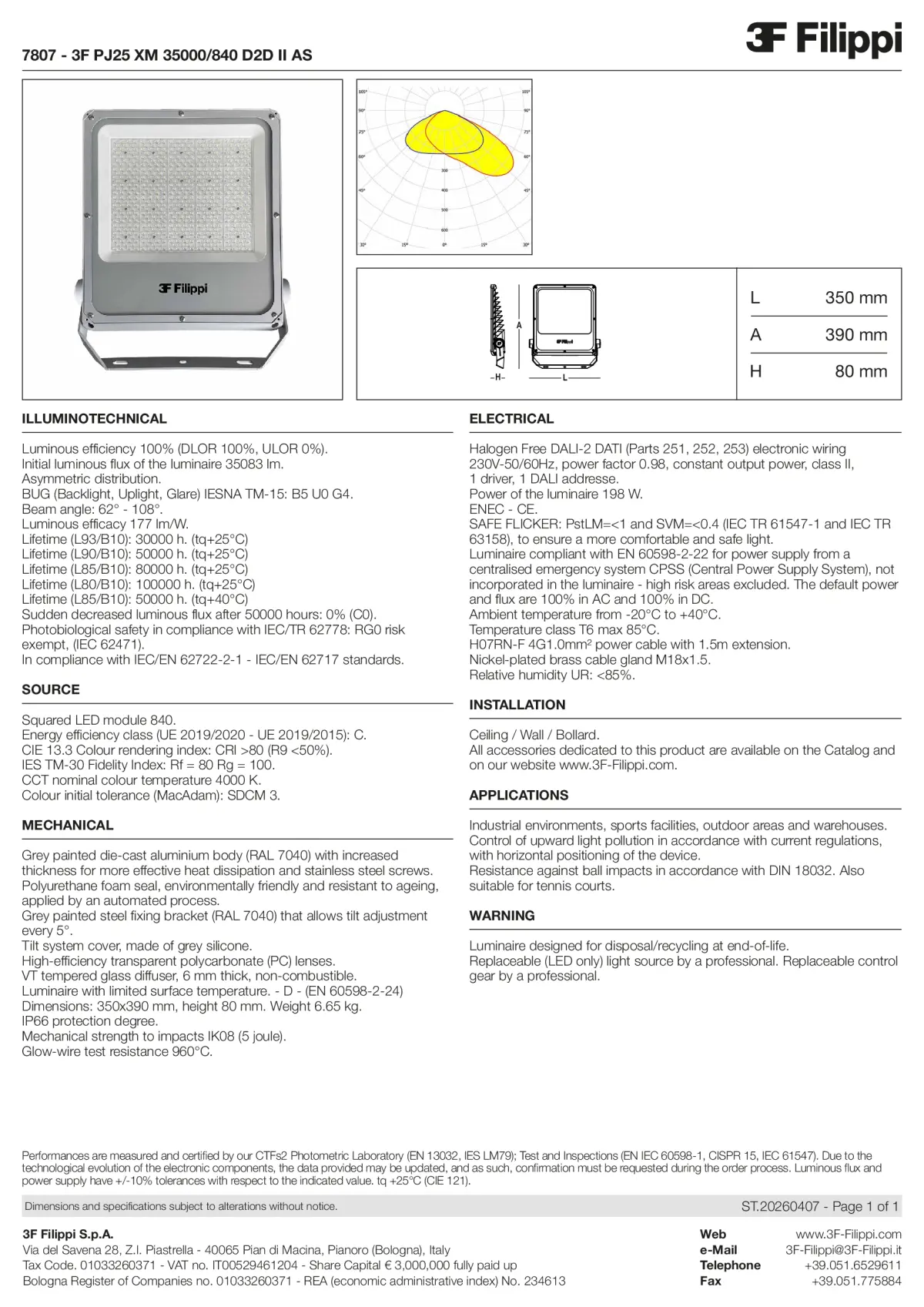 7807 - 3F PJ25 XM 35000-840 D2D II AS - Datasheet - en