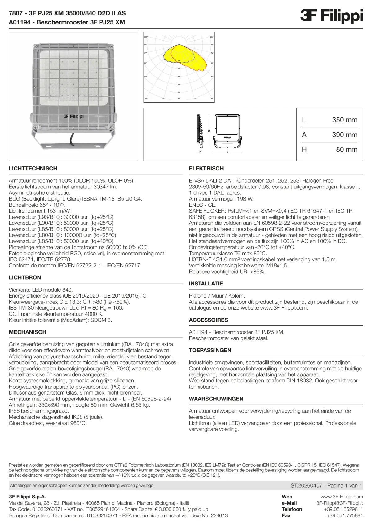 7807+A01194 - 3F PJ25 XM 35000-840 D2D II AS + GRM - Datasheet - nl