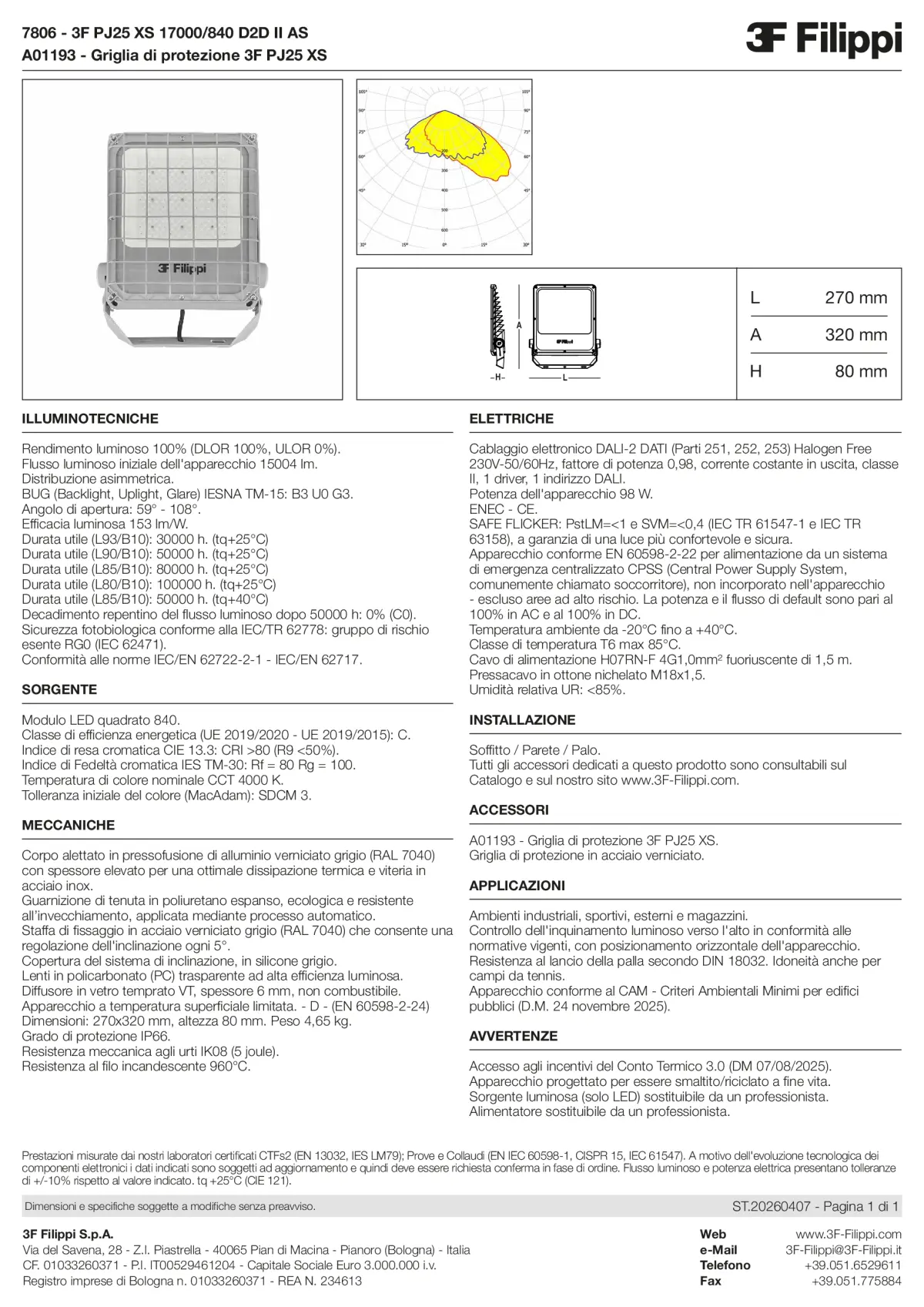 7806+A01193 - 3F PJ25 XS 17000-840 D2D II AS + GRS - Datasheet - it
