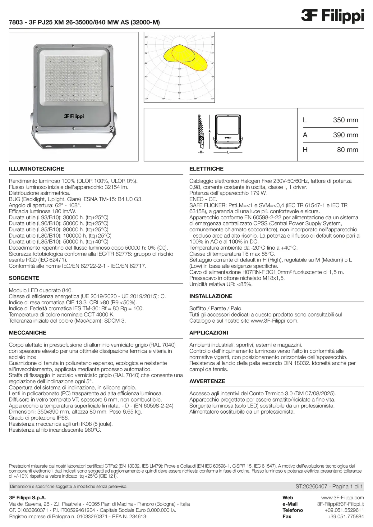 7803 - 3F PJ25 XM 26-35000-840 MW AS (32000-M) - Datasheet - it