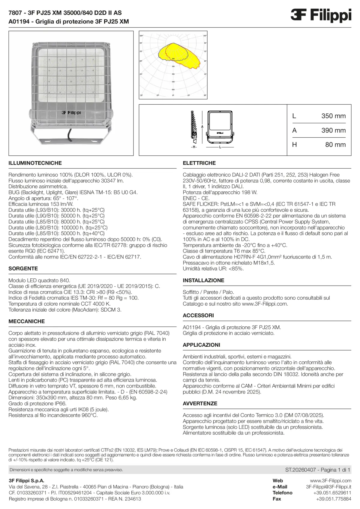 7807+A01194 - 3F PJ25 XM 35000-840 D2D II AS + GRM - Datasheet - it