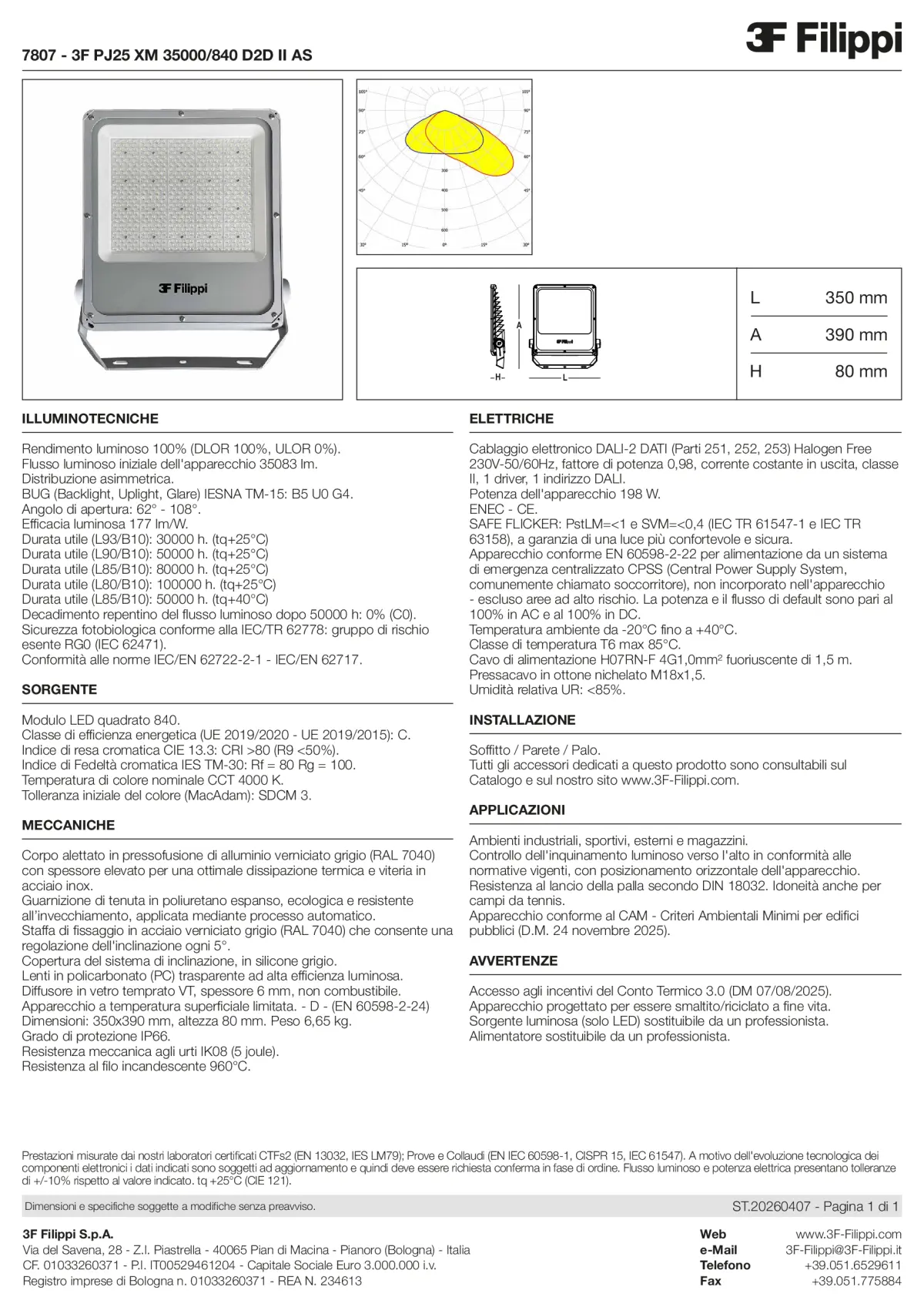7807 - 3F PJ25 XM 35000-840 D2D II AS - Datasheet - it
