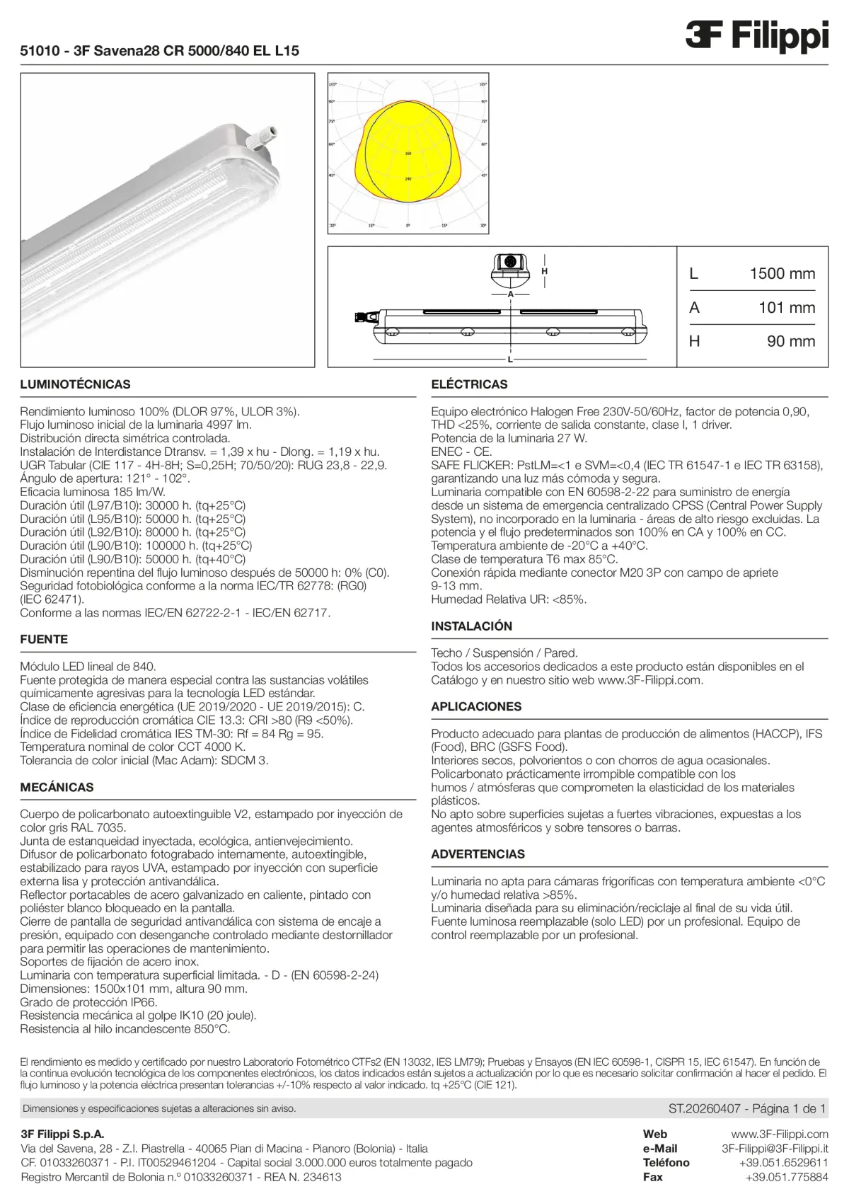 51010 - 3F Savena28 CR 5000-840 EL L15 - Datasheet - es