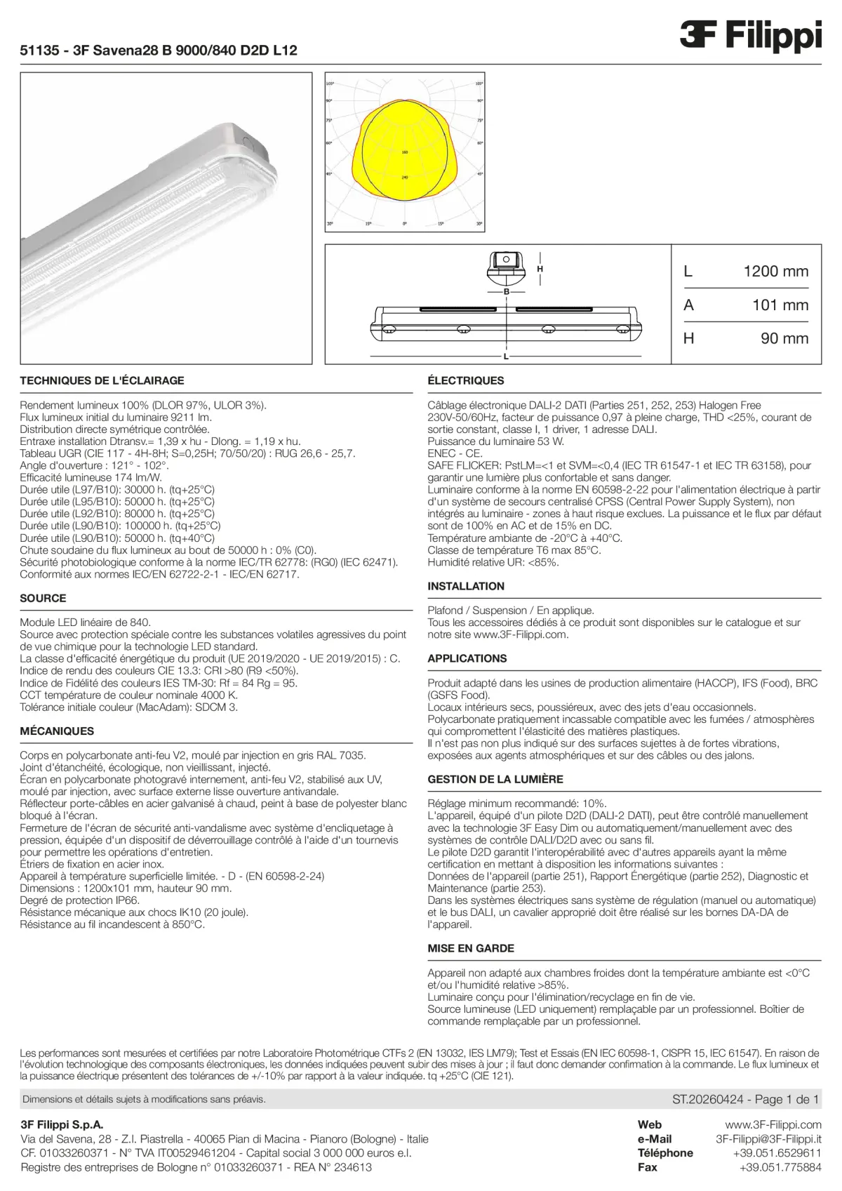 51135 - 3F Savena28 B 9000-840 D2D L12 - Datasheet - fr