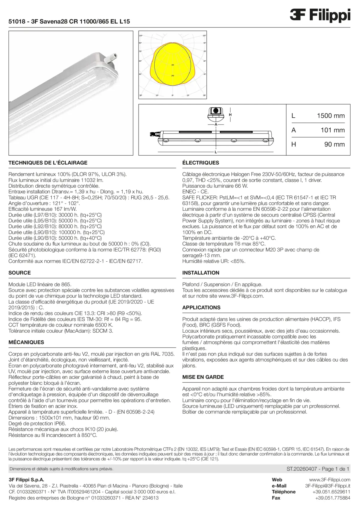 51018 - 3F Savena28 CR 11000-865 EL L15 - Datasheet - fr