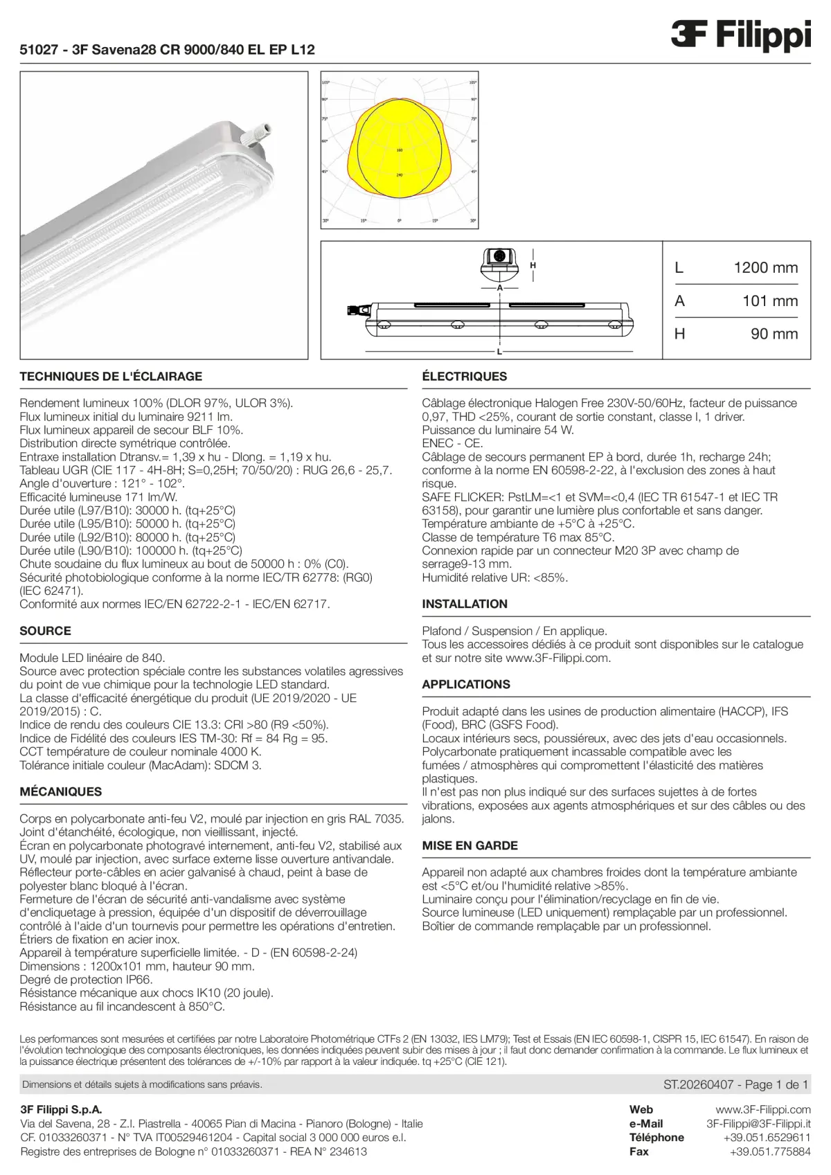 51027 - 3F Savena28 CR 9000-840 EL EP L12 - Datasheet - fr