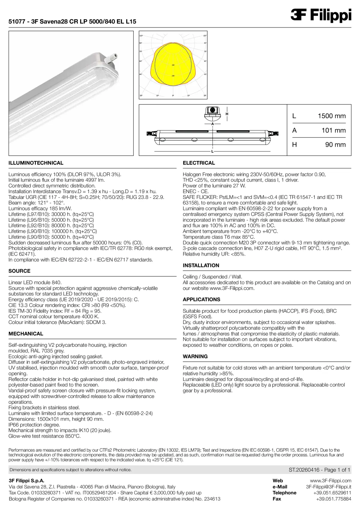 51077 - 3F Savena28 CR LP 5000-840 EL L15 - Datasheet - en