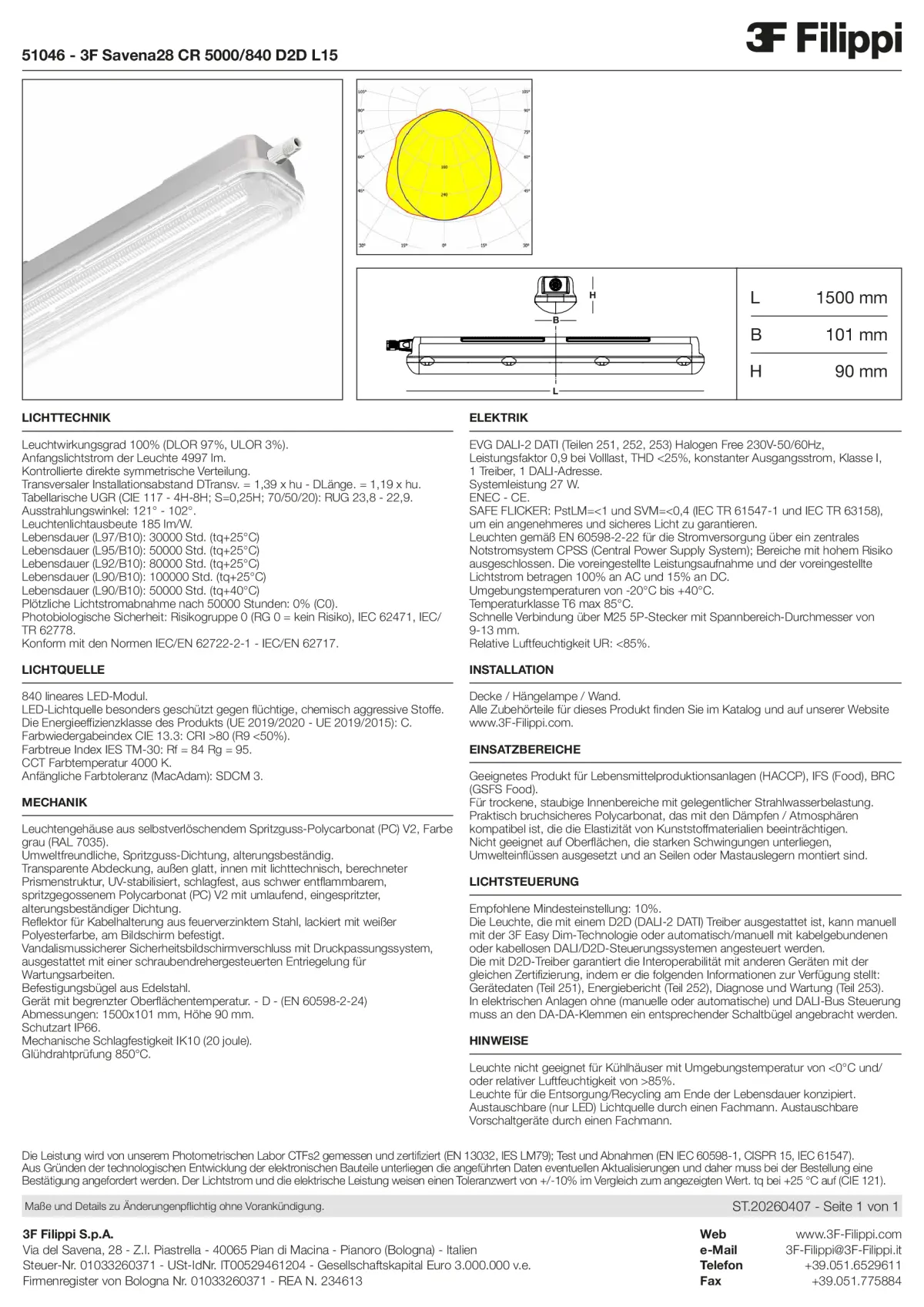 51046 - 3F Savena28 CR 5000-840 D2D L15 - Datasheet - de