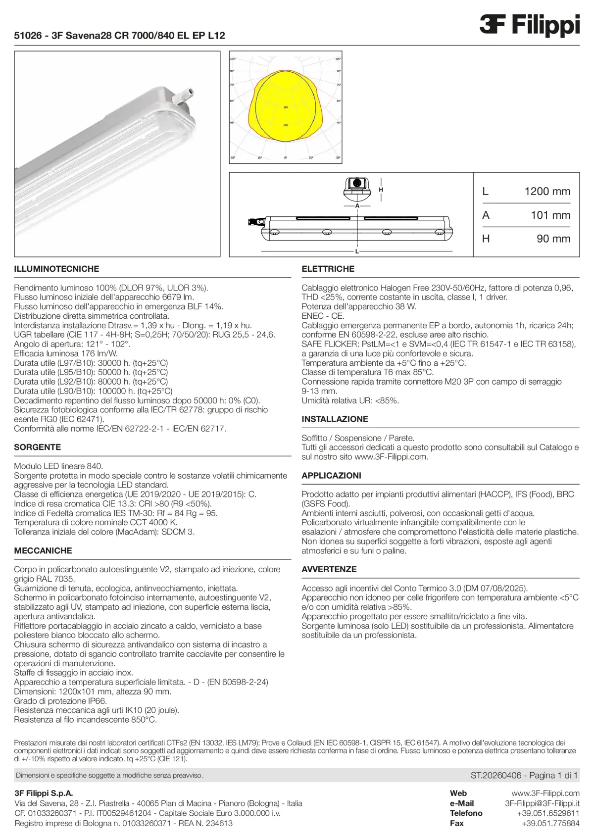 51026 - 3F Savena28 CR 7000-840 EL EP L12 - Datasheet - it