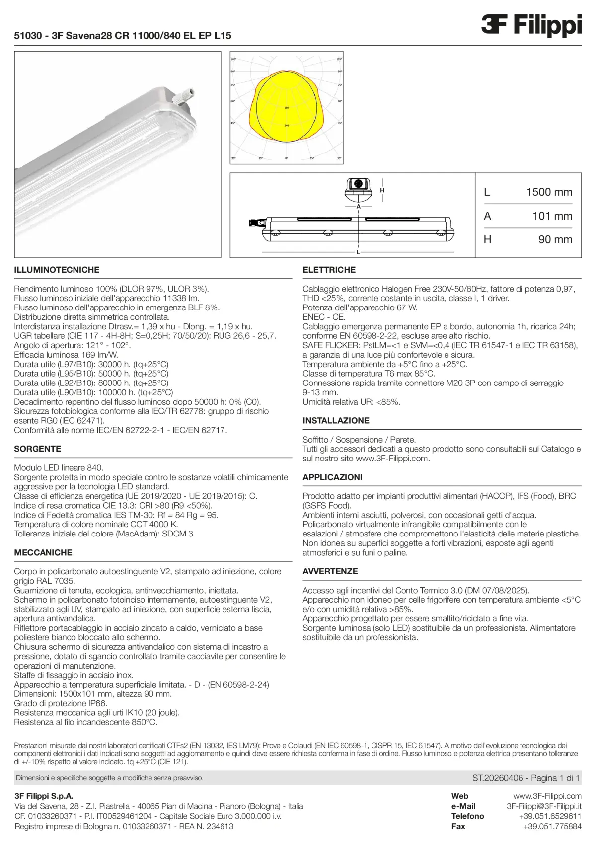 51030 - 3F Savena28 CR 11000-840 EL EP L15 - Datasheet - it