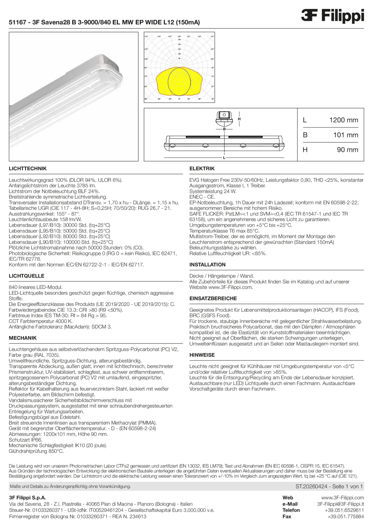 51167 - 3F Savena28 B 3-9000-840 EL MW EP WIDE L12 (150mA) - Datasheet - de