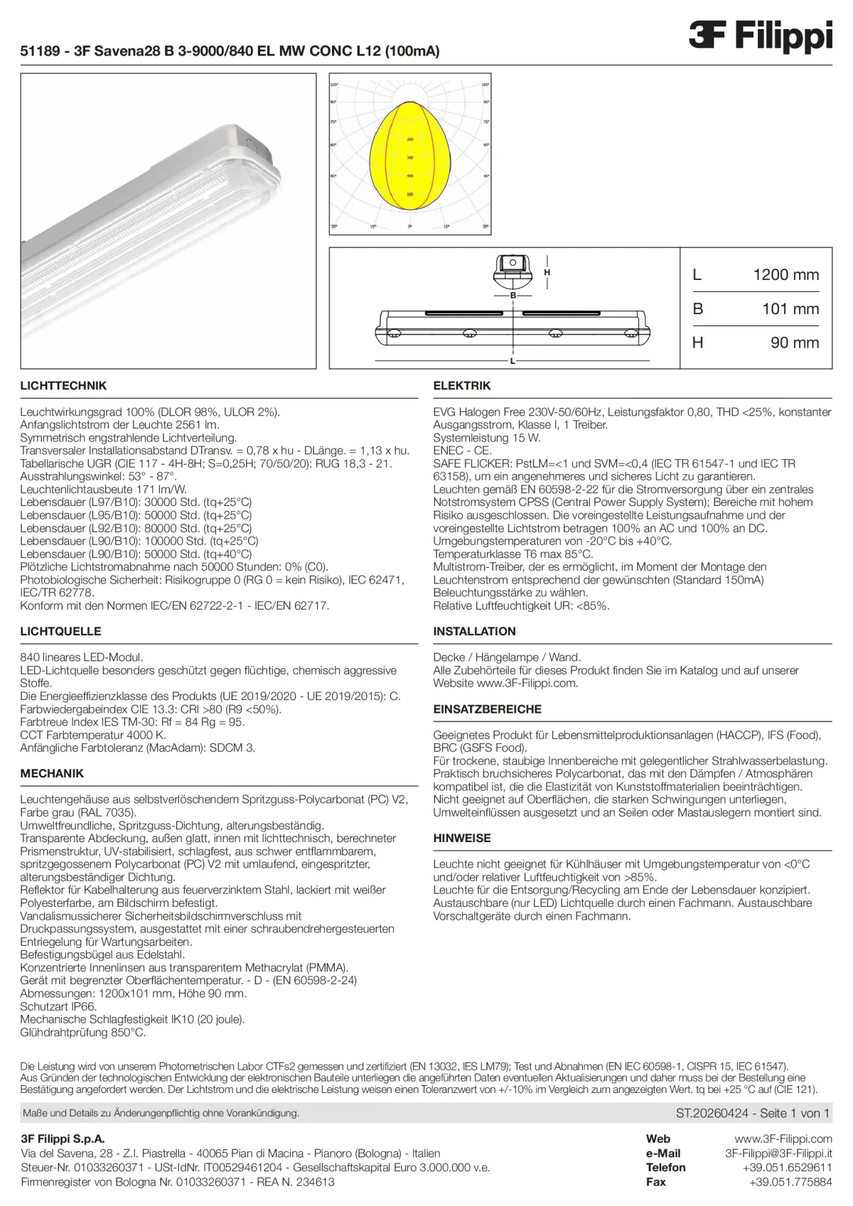 51189 - 3F Savena28 B 3-9000-840 EL MW CONC L12 (100mA) - Datasheet - de