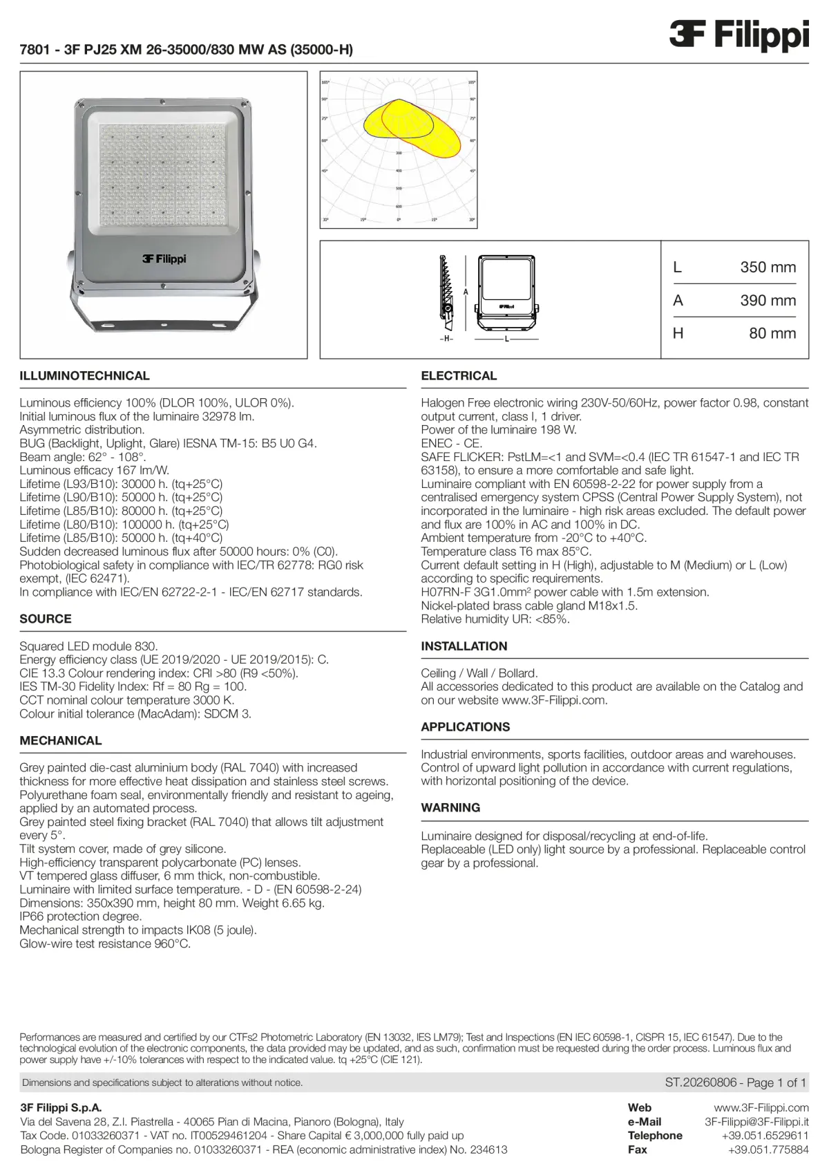 7801 - 3F PJ25 XM 26-35000-830 MW AS (35000-H) - Datasheet - en