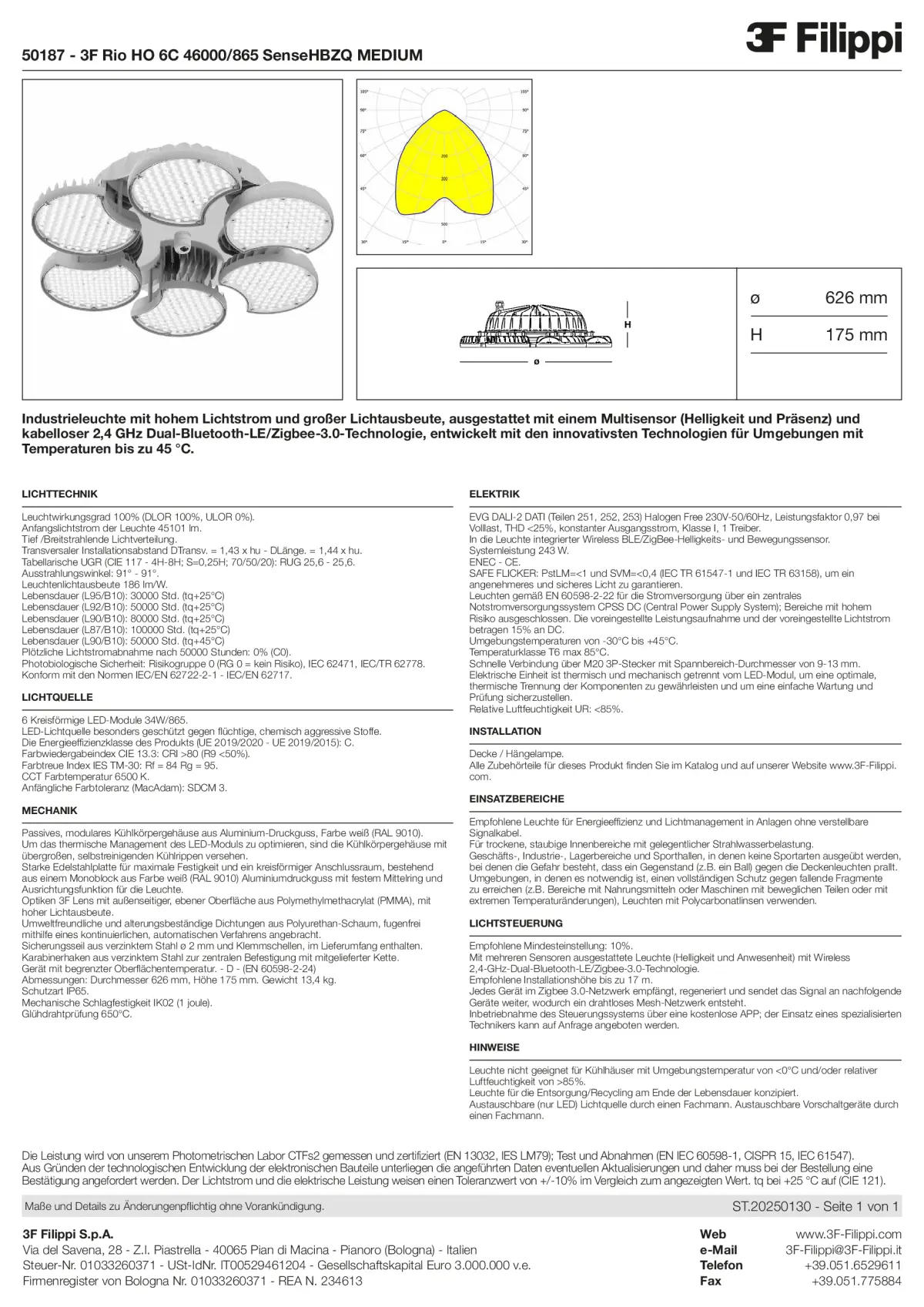 50187 - 3F Rio HO 6C 46000-865 SenseHBZQ MEDIUM - Datasheet - de