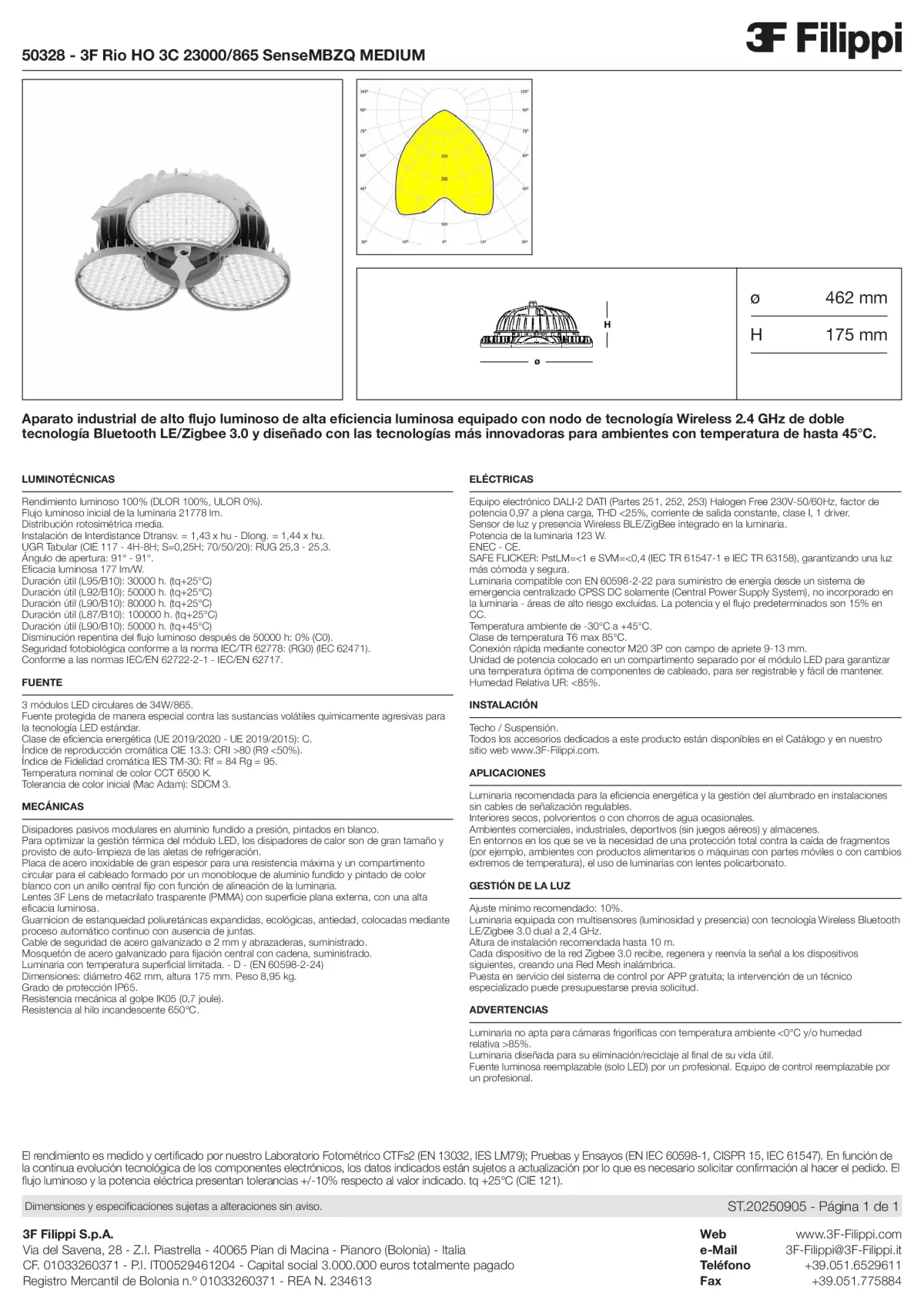 50328 - 3F Rio HO 3C 23000-865 SenseMBZQ MEDIUM - Datasheet - es