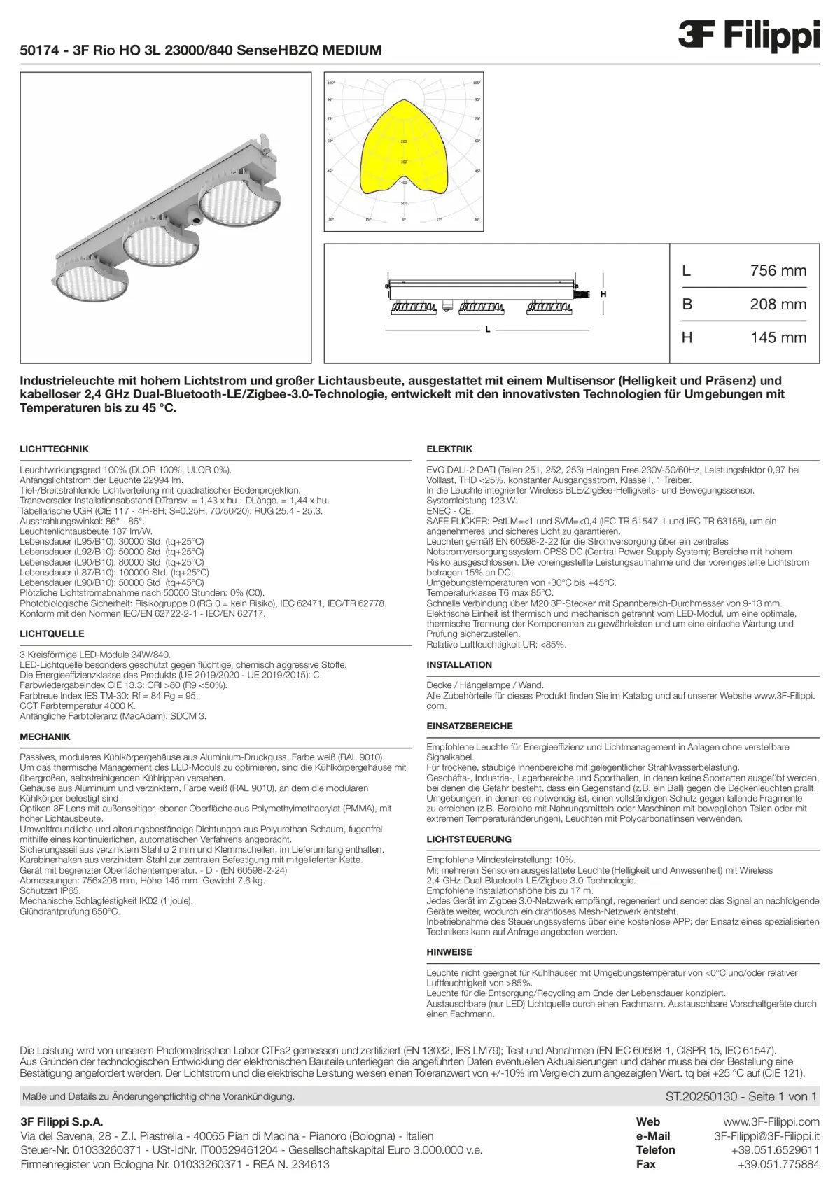 50174 - 3F Rio HO 3L 23000-840 SenseHBZQ MEDIUM - Datasheet - de