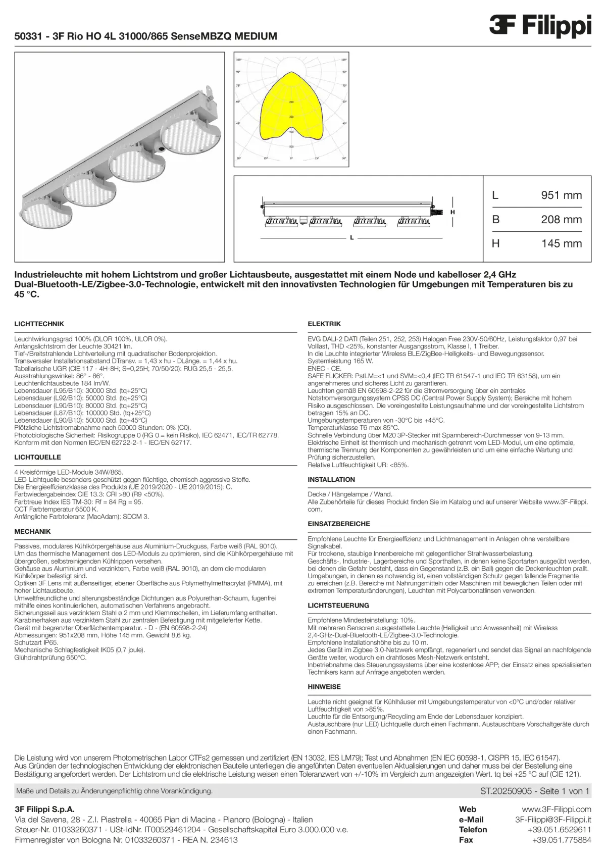 50331 - 3F Rio HO 4L 31000-865 SenseMBZQ MEDIUM - Datasheet - de