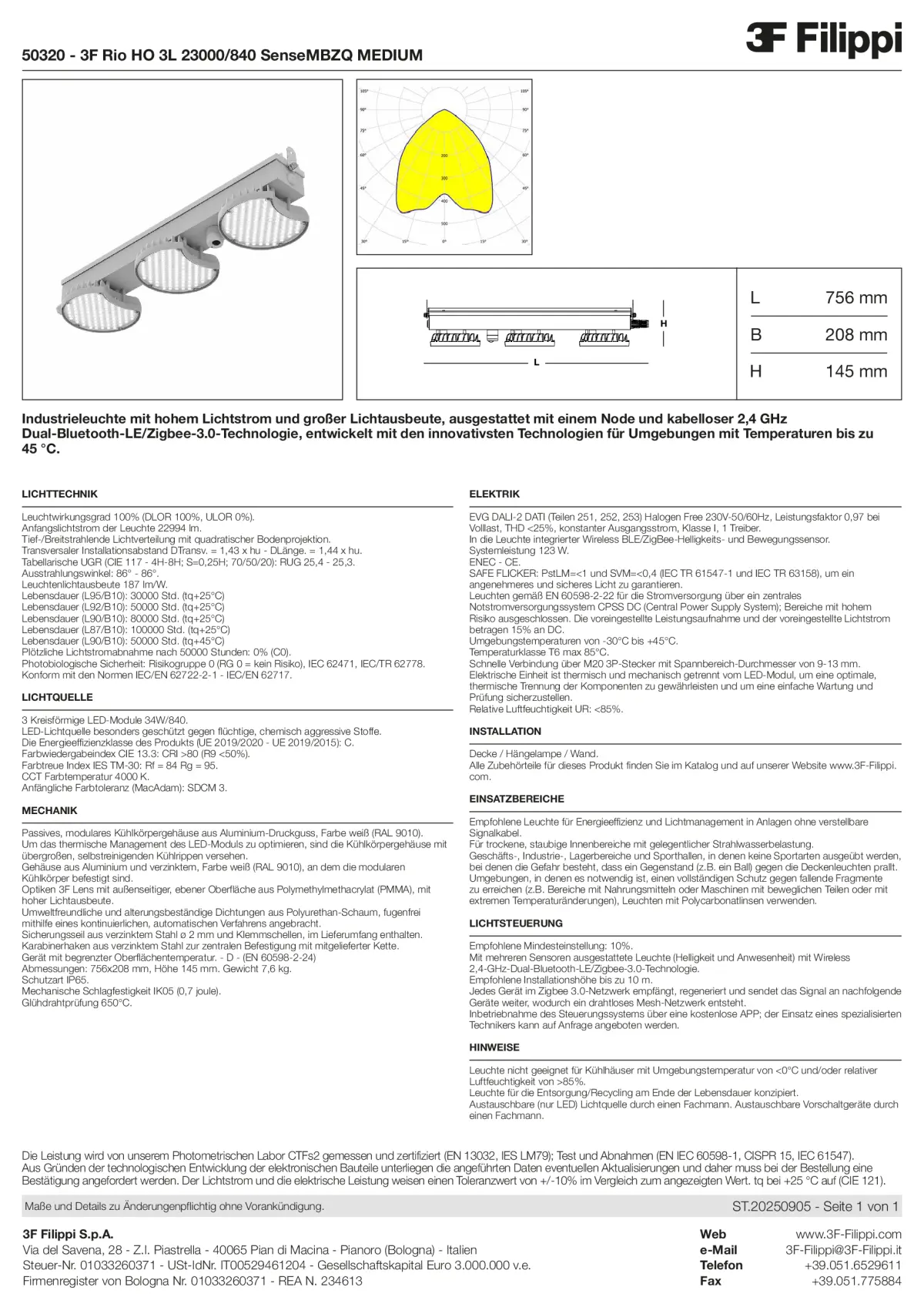 50320 - 3F Rio HO 3L 23000-840 SenseMBZQ MEDIUM - Datasheet - de