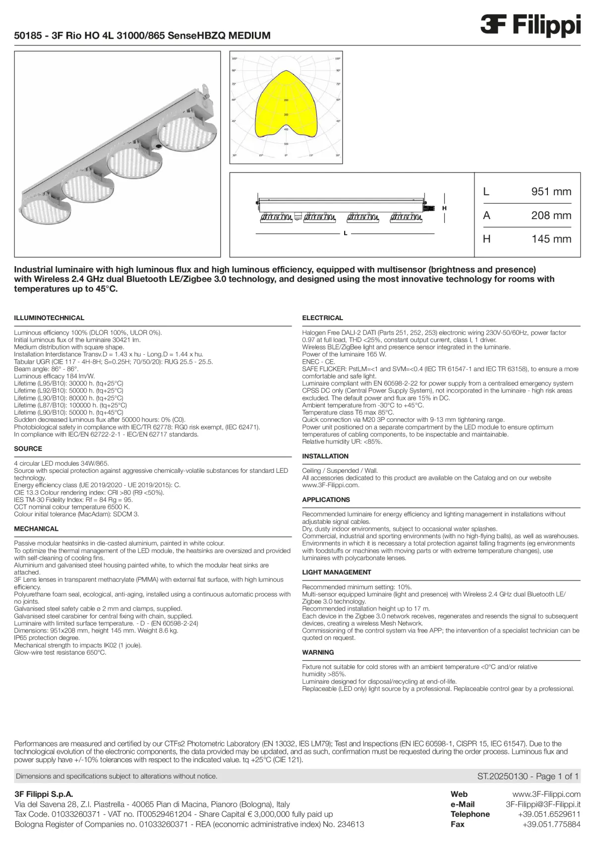 50185 - 3F Rio HO 4L 31000-865 SenseHBZQ MEDIUM - Datasheet - en