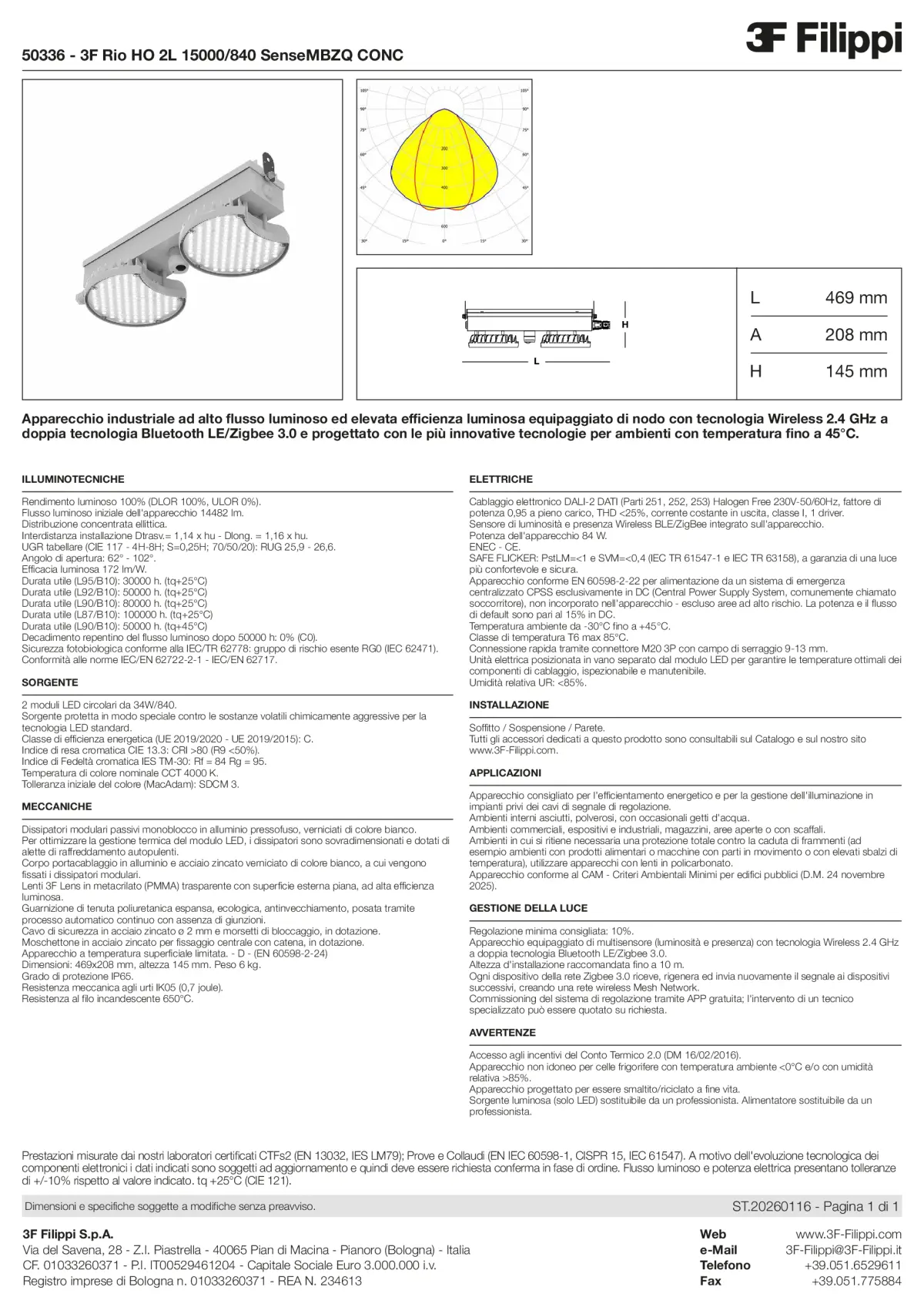 50336 - 3F Rio HO 2L 15000-840 SenseMBZQ CONC - Datasheet - it